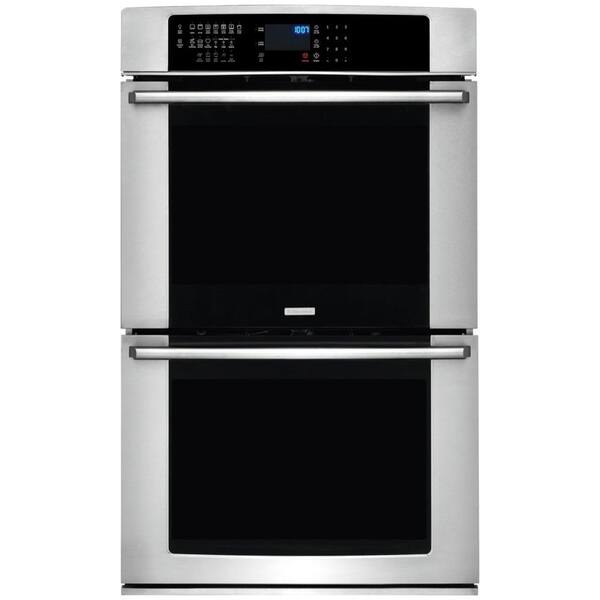 Electrolux IQ-Touch 27 in. Double Electric Wall Oven Self-Cleaning with Convection in Stainless Steel