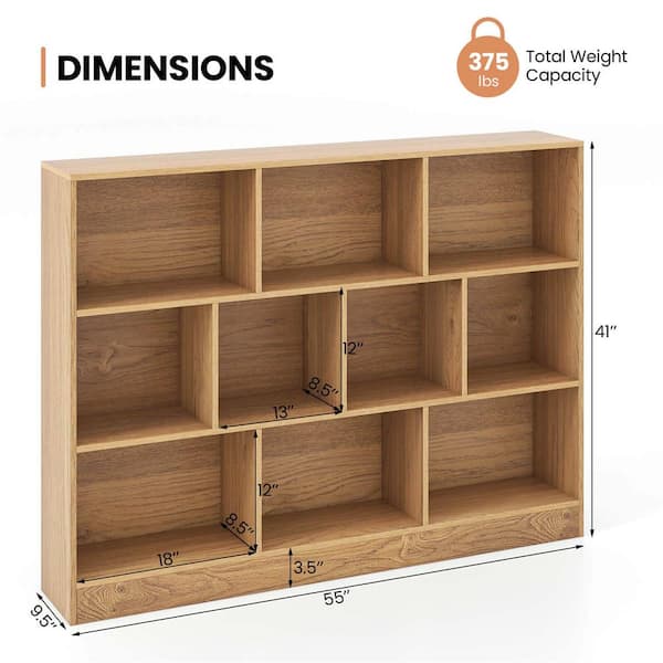 PASTIMEFACTORY×WHATWEWANT/SOLIDWOODSHELF Costway 1/2 Pcs 3-Tier