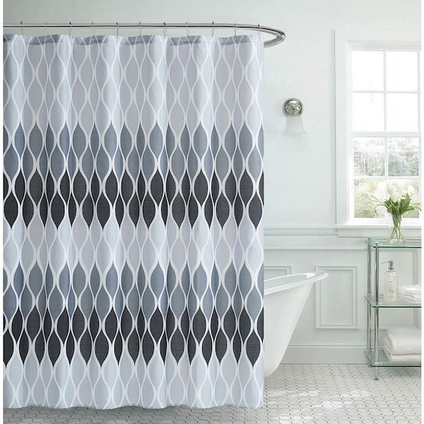 Shower on sale curtain geometric