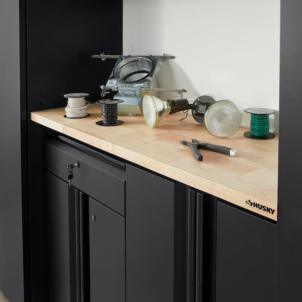 Husky 48 in. W x 18 in. D Solid Wood Workbench Top for Regular