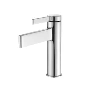 Oviedo Single Low Handle Single Hole Bathroom Faucet in Chrome