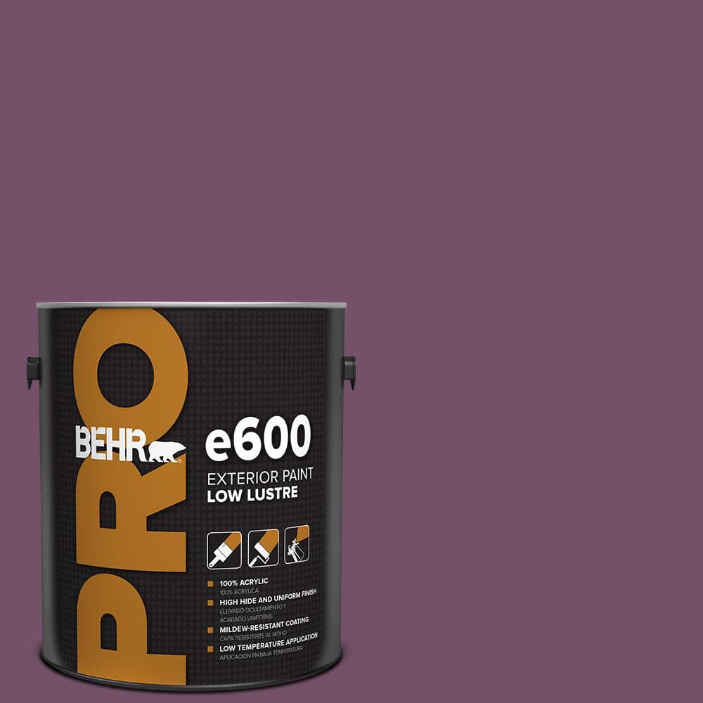 BEHR PRO 1 gal. 690D7 Radicchio Low Luster Exterior Paint PR62301