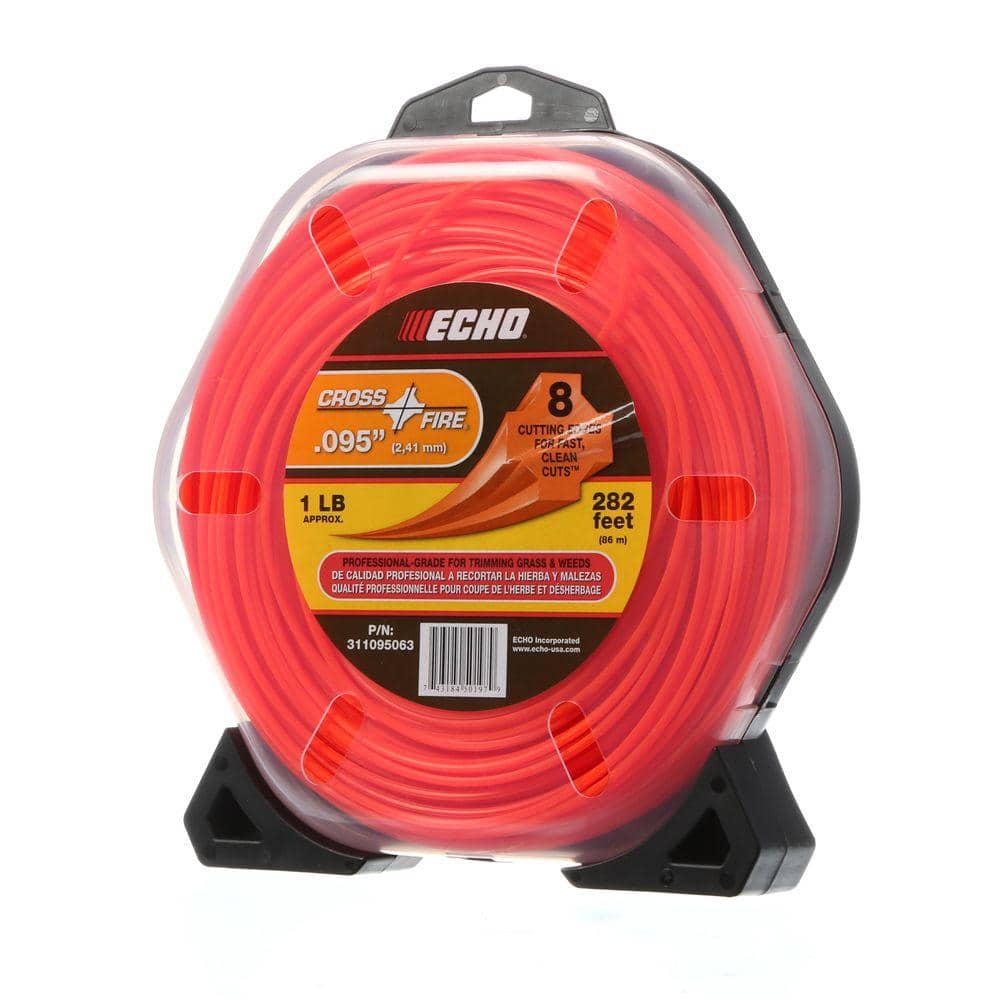 ECHO Cross-Fire 282 ft. 0.095 in. Premium Nylon Trimmer Line
