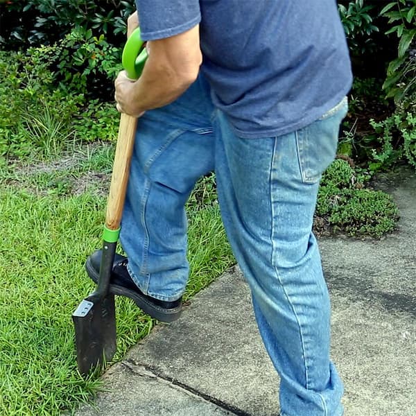 24 in. Wood Handle Garden Spade