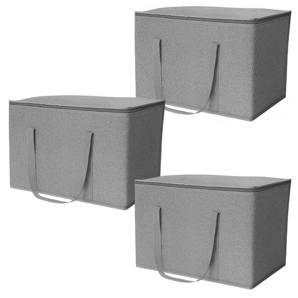 84 Qt. Gray Insulated Hot Cold Tote Bag, 3-Pack