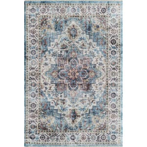 Isle Good Vibes 8 ft. x 10 ft. Transitional Vintage Area Rug