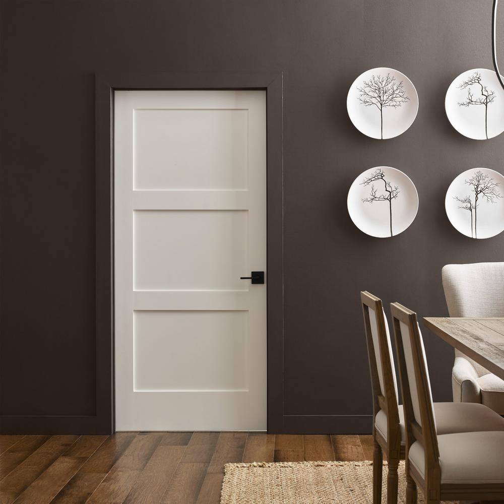 MMI DOOR Fiberglass 6-Panel Painted Exterior Door