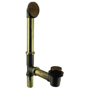 Tip-Toe Bath Waste - 14 in. Make-Up, 20 Gal. Tubing, Oil Rubbed Bronze