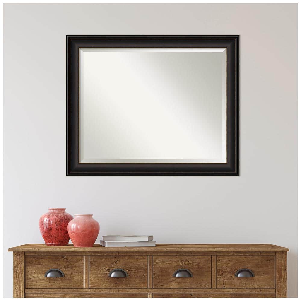 Trio Oil Rubbed Bronze Beveled Rectangular Wall Mirror