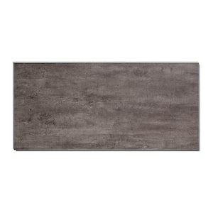 23.23 in. L x 11.1 in. W Ashen Slate Waterproof Adhesive No Grout Vinyl Wall Tile (17.9 sq. ft./case)