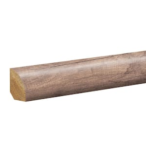 Ice 0.62 in. T x 0.75 in. W x 94.5 in. L Quarter Round Molding