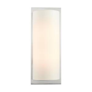 Meridian 2 Light Brushed Nickel Wall Sconce
