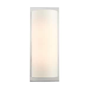Meridian 2 Light Brushed Nickel Wall Sconce