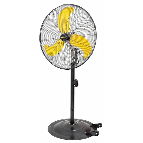 8400CFM30 in. Heavy Duty High Velocity Pedestal Oscillating Fan with Powerful 1/3 HP Motor, Ball Bearing, 9 Feet Cord