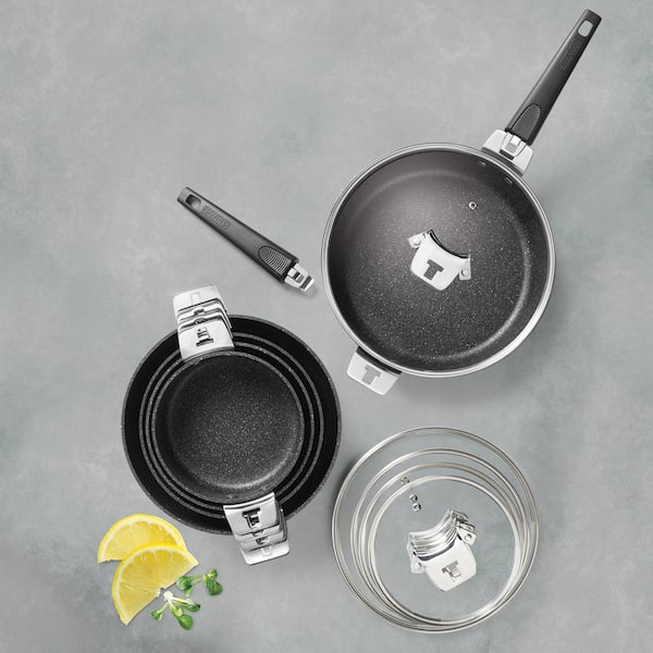 Top 5 Best Detachable Handle Nonstick Cookware Sets  Space Saving Cookware  With Removable Handles 