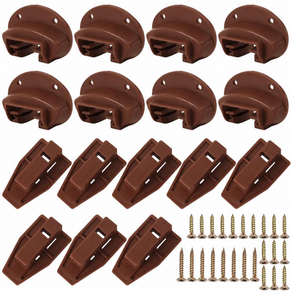 Brown Plastic Undermount Soft-Close Heavy Duty Drawer Slides Kit Repair Replacement for Dresser Drawers 8 Set price history on PriceWatchPro
