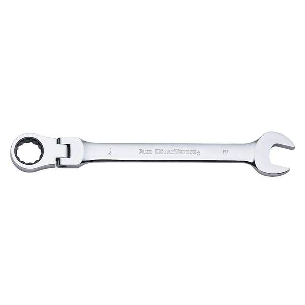 GEARWRENCH 25 mm Metric 72-Tooth Flex Head Combination Ratcheting Wrench