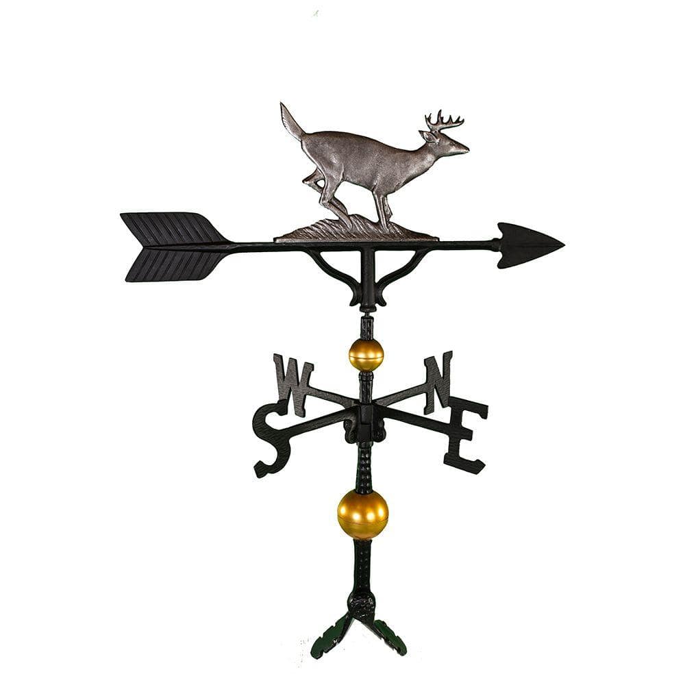 32 in. Deluxe Swedish Iron Buck Weathervane product image for price tracking
