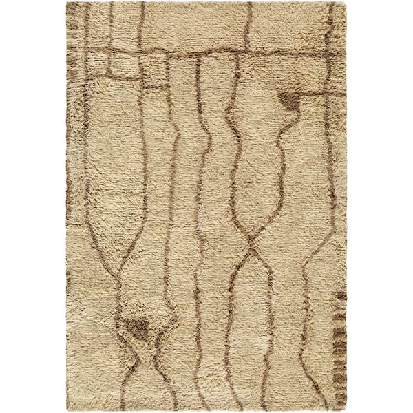 Beni Moroccan BMC-2309 9 ft. x 12 ft. Beige Handmade, Area Rug