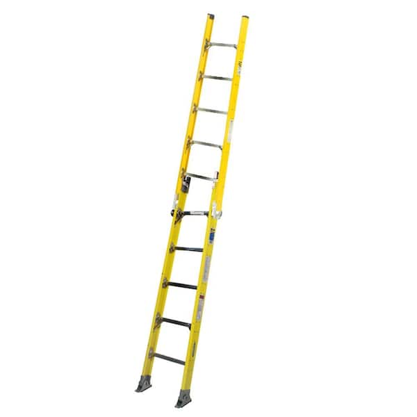 16 ft. Fiberglass Extension Ladder, 300 lb. Load Capacity, 30.0 lb. Net Weight