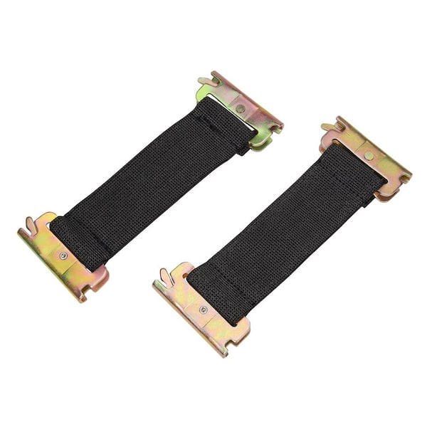 6 in. Black Standard Track Bungee for E-Track and X-Track - 2 pack