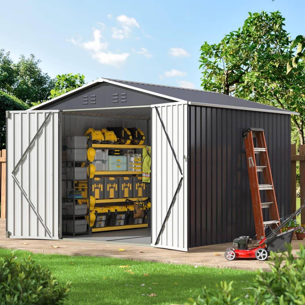 black-viwat-metal-sheds-
