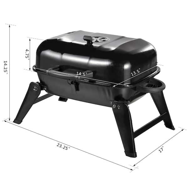 GOWENIC Portable Barbecue Grill, Barbecue Desk Tabletop Smokeless