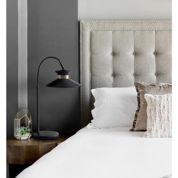 Bromi Design Gracie Black Arc Table Lamp
