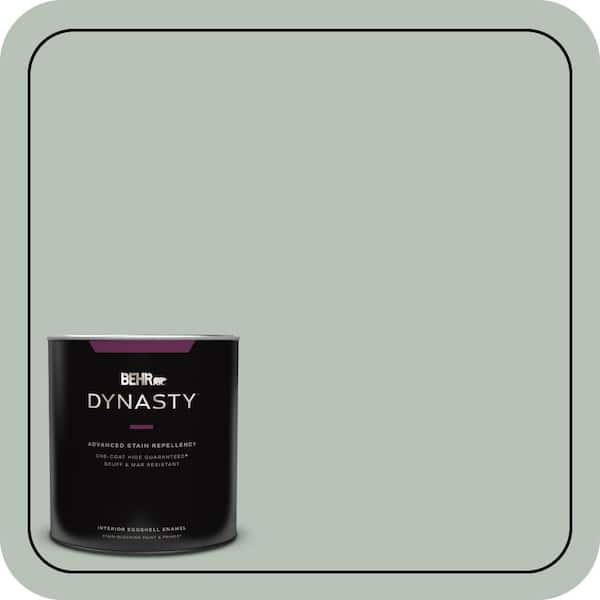 BEHR DYNASTY 1 qt. #MQ6-18 Recycled Glass One-Coat Hide Eggshell Enamel Interior Stain-Blocking Paint & Primer