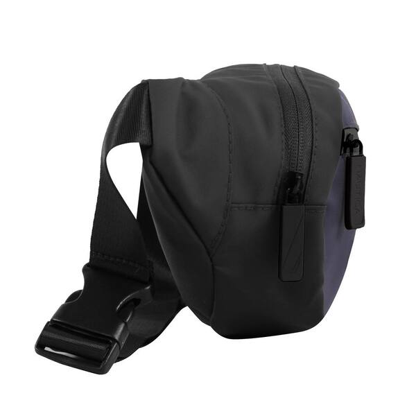 Nautica NT Fanny Pack plus 5 in. in plus Black/Navy plus