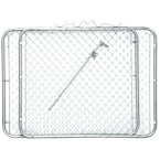10 ft. W x 4 ft. H Galvanized Steel Drive Fence Gate (2-Pack)