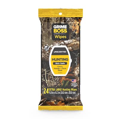 24-Count Realtree Unscented Hand Wipes