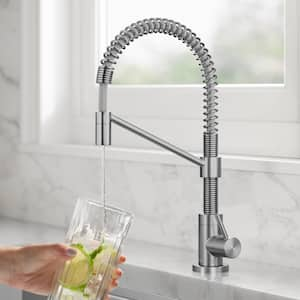 Bolden Single Handle Beverage Faucet in Spot-Free Stainless Steel