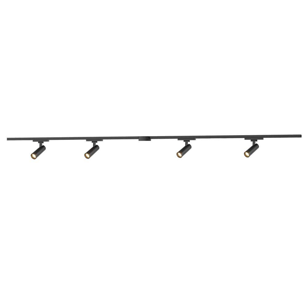 Paolo 4 Light (1-in) Black dimmable 4000K LED Trilo Track Ceiling Kit price history on PriceWatchPro