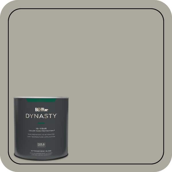 BEHR DYNASTY 1 qt. #ECC-48-1 Winter Rye Semi-Gloss Enamel Exterior Stain-Blocking Paint & Primer