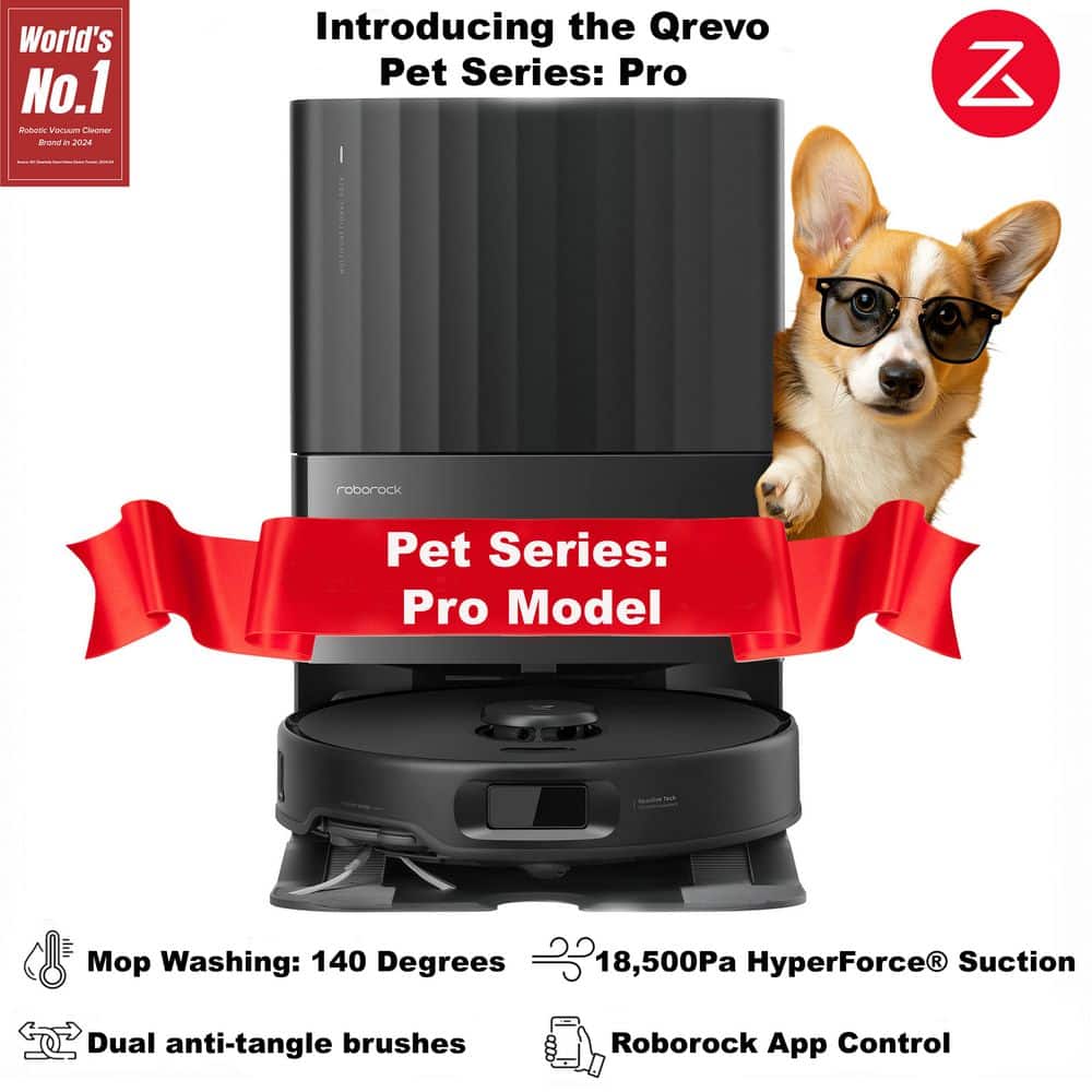 Qrevo Pet Pro Robot Vacuum & Mop - rated 4.6364 stars from 44 reviews