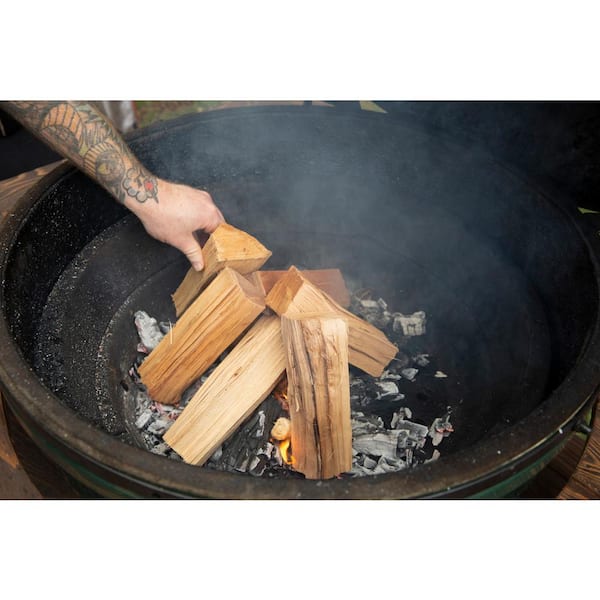 Cherry Premium 8 in. BBQ Smoking Cooking Wood Splits for Smoking, Grilling, Barbecuing and Cooking Food (Large Box)