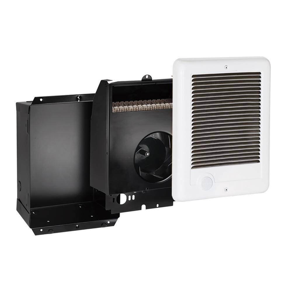 Cadet 240 Volt 1 250 Watt Com Pak In Wall Fan Forced Electric Heater In   Whites Cadet Electric Wall Heaters Csc122w 64 1000 