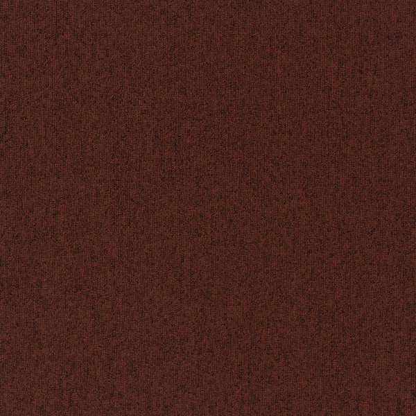 Form Focus-Crimson-Red Commercial/Residential 24 x 24 in. Glue-Down Carpet Tile Square (72 sq. ft. )