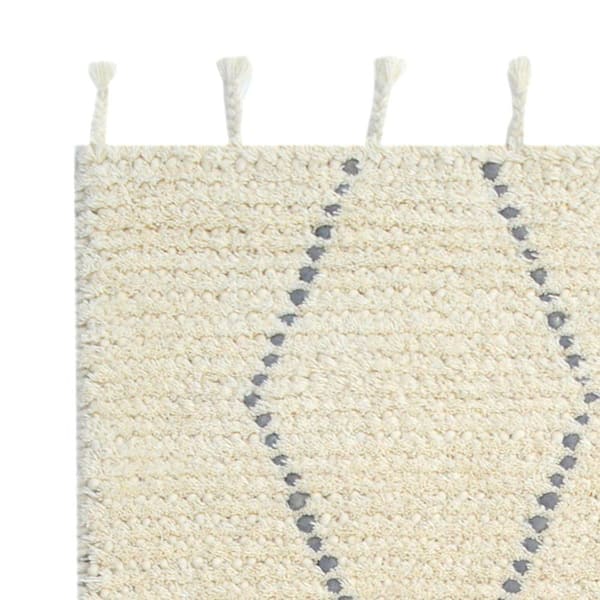 Nicholson Ivory 2 ft. x 8 ft. Indoor Runner Rug