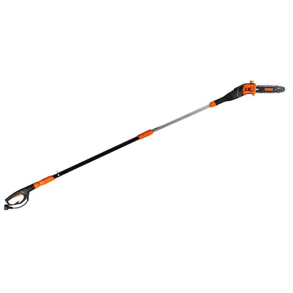 10 in. Corded 8-Amp Electric Pole Saw with 14 ft. Reach