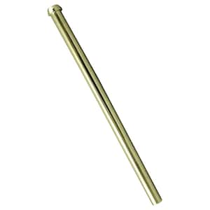 1/2 in. O.D. Bullnose Faucet Riser, Polished Brass