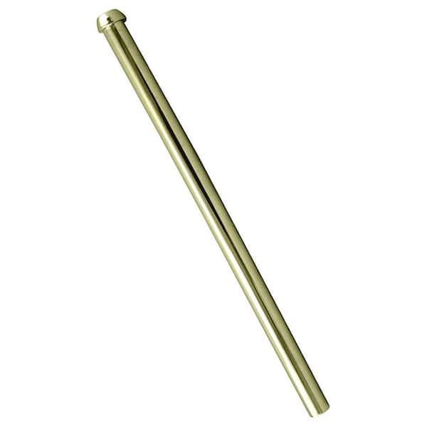 Westbrass 1/2 in. O.D. Bullnose Faucet Riser, Polished Brass