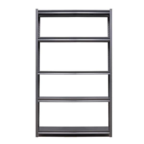 FUNKOL 7-Tier Black Kitchen Shelf Metal Storage Shelf Height Adjustable  W15506WMQ5921 - The Home Depot