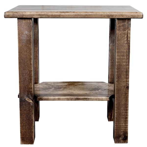 Montana Woodworks Homestead Collection Early American Chair Side Table Mwhcetcssl The Home Depot Montana Woodworks Homestead Collection, 36 Inch Wide Side Table