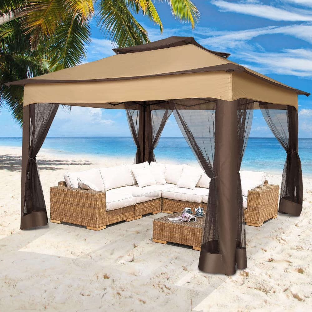 COBIZI 11x11 FT One-Push Canopy Tent, Carpas Para Patio, Outdoor