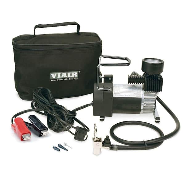 VIAIR 90P Portable Compressor Kit With Alligator Clamps 12-Volt(12v), Tire Inflator Pump, For Up to 31 Inch Tires