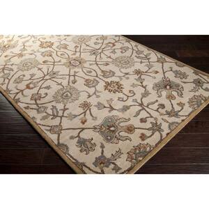 Albi Taupe 2 ft. x 4 ft. Hearth Indoor Area Rug