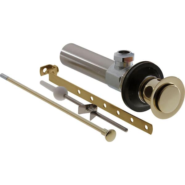 Delta Bathroom Faucet Drain Assembly in Polished Brass