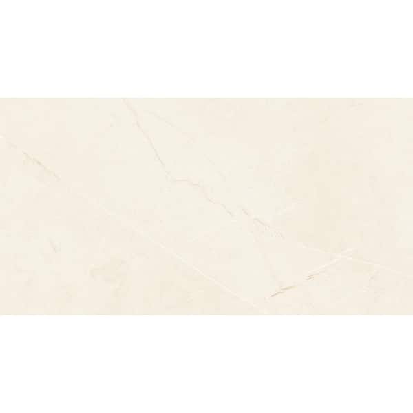 Vitromex San Gabriel Beige 12 in. x 24 in. Matte Ceramic Marble Look Floor and Wall Tile (21.85 sq. ft./Case)